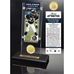 Steve Atwater 2020 HOF Bronze Coin Ticket Acrylic