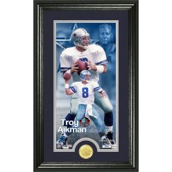Troy Aikman 2006 Pro Football Hall of Fame Supreme Bronze Coin Photo Mint