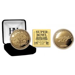 Super Bowl XIV 24kt Gold Flip Coin