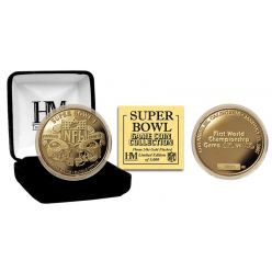 Super Bowl I 24kt Gold Flip Coin