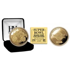 Super Bowl XX 24kt Gold Flip Coin