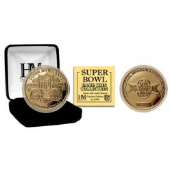 Super Bowl XXVI 24kt Gold Flip Coin