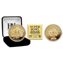 Super Bowl XXXV 24kt Gold Flip Coin