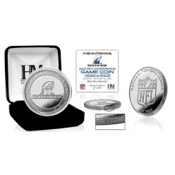 San Francisco 49ers vs Los Angeles Rams 2021 NFC Championship Silver Game Coin