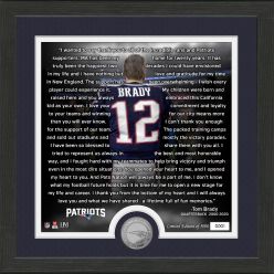 Tom Brady Farewell Minted Coin Photo Mint