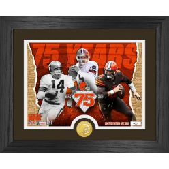 Cleveland Browns 75th Anniversary Legends Bronze Coin Photo Mint