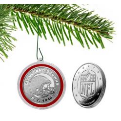Cleveland Browns Silver Coin Orna-Mint