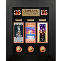 Cincinnati Bengals Super Bowl Deluxe Gold Coin & Ticket Collection