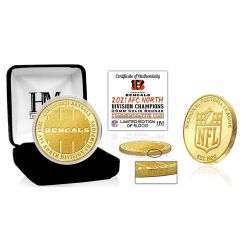 Bengals 2021 AFC North Division Champions Bronze Coin