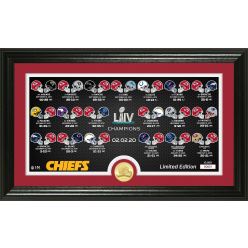 Kansas City Chiefs Super Bowl 54 Bronze Coin Panoramic Photo Mint