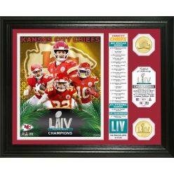 Kansas City Chiefs Super Bowl 54 Champions Banner Bronze Coin Photo Mint