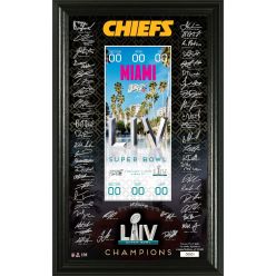 Kansas City Chiefs Super Bowl 54 Champions Signature Ticket