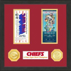 Kansas City Chiefs 2-Time Super Bowl Champions Ticket Collection