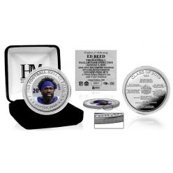 Ed Reed Hall of Fame 2019 Silver Mint Coin