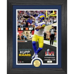 Cooper Kupp Super Bowl 56 Champion Bronze Coin Photo Mint