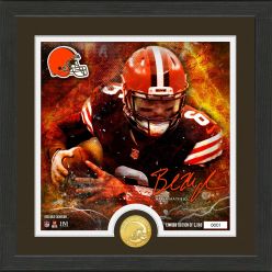 Baker Mayfield Surge Bronze Coin Signature Photo Mint