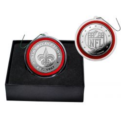 New Orleans Saints Silver Coin Orna-Mint
