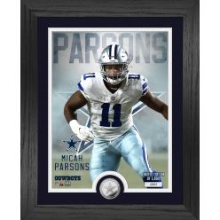 Micah Parsons Dallas Cowboys Rookie Silver Coin Photo Mint
