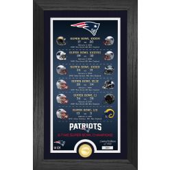 New England Patriots Legacy Bronze Coin Photo Mint