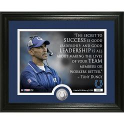 Tony Dungy Quote Silver Coin Photo Mint