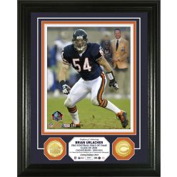 Brian Urlacher Hall of Fame Induction Day Bronze Coin Photo Mint