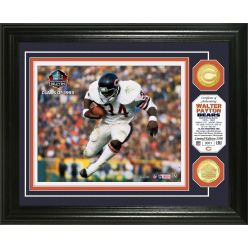 Walter Payton Pro Football Hall of Fame Bronze Coin Photo Mint