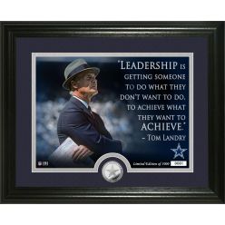 Tom Landry Quote Silver Coin Photo Mint