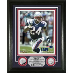 Ty Law Hall of Fame 2019 Silver Coin Photo Mint