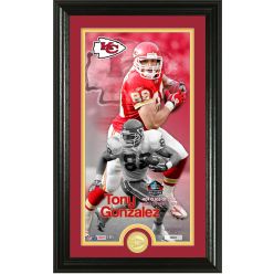 Tony Gonzalez Hall of Fame 2019 Supreme Bronze Coin Photo Mint