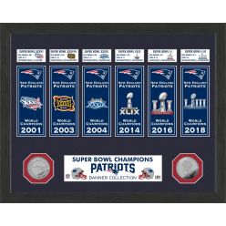 New England Patriots Super Bowl Banner Collection Photo Mint