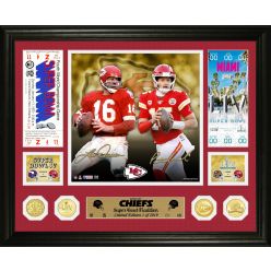 Kansas City Chiefs Super Bowl Then and Now Bronze Coin Photo Mint