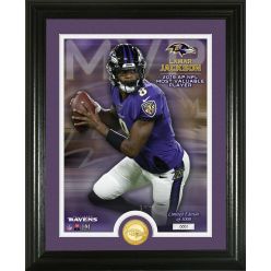 Lamar Jackson 2019 NFL MVP Bronze Coin Photo Mint