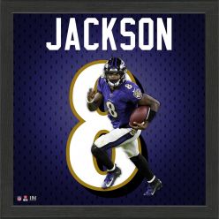 Lamar Jackson Jersey Number Frame