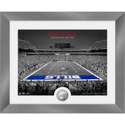 Buffalo Bills Art Deco Stadium Silver Coin Photo Mint
