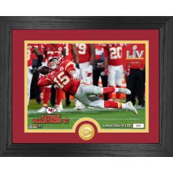 Patrick Mahomes Defying Gravity Bronze Coin Photo Mint