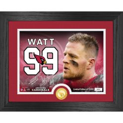 JJ Watt Arizona Cardinals Bronze Coin Photo Mint