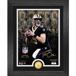 Drew Brees  NFL Career Bronze Coin Photo Mint