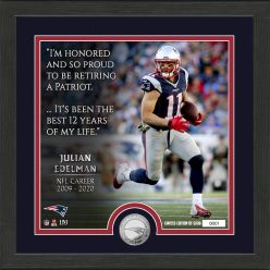 Julian Edelman Quote Silver Coin Photo Mint