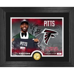 Kyle Pitts Atlanta Falcons 2021 NFL Draft 1st Round Bronze Coin Photo Mint