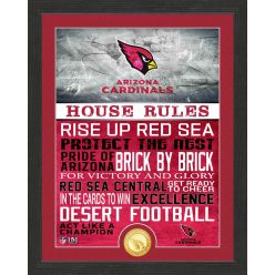 Arizona Cardinals House Rules Bronze Coin Photo Mint