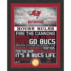 Tampa Bay Buccaneers House Rules Bronze Coin Photo Mint