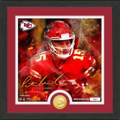 Patrick Mahomes Surge Bronze Coin Signature Photo Mint
