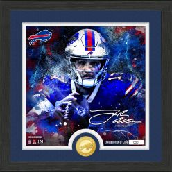 Josh Allen Surge Bronze Coin Signature  Photo Mint