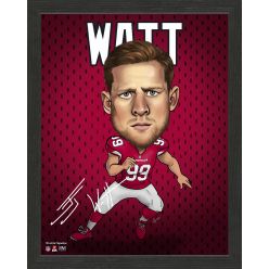 JJ Watt Framed Pro Dynamo 