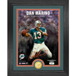 Dan Marino Signature Series Bronze Coin Photo Mint