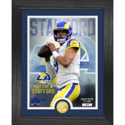 Matthew Stafford Los Angeles Rams Bronze Coin Photo Mint