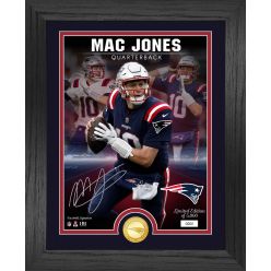 Mac Jones Bronze Coin Signature Photo Mint