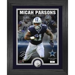 Micah Parsons Silver Coin Signature Photo Mint