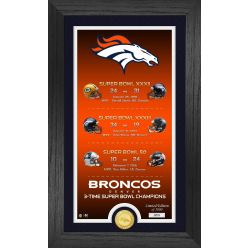 Denver Broncos "Legacy" Bronze Coin Photo Mint