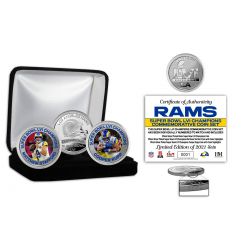 Los Angeles Rams Super Bowl 56 Champions Silver Mint Coin Set